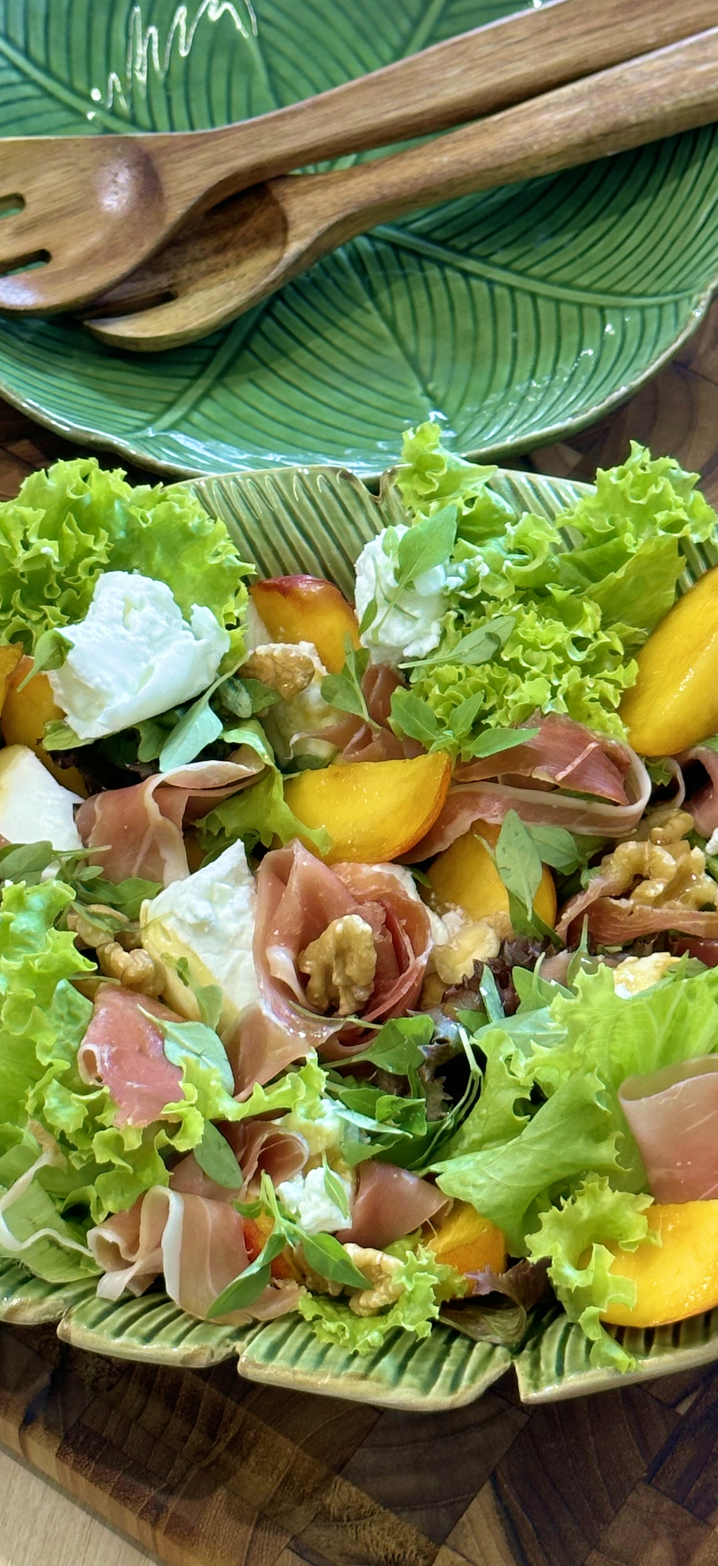 Salada de Pêssego com Parma